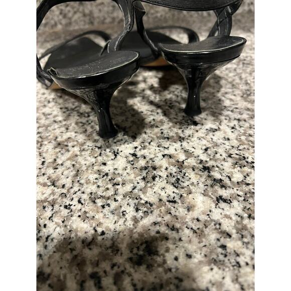 Stuart Weizmen Black strapy heels - Picture 3 of 5